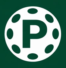 PickleballCrafts pickleball icon with letter P